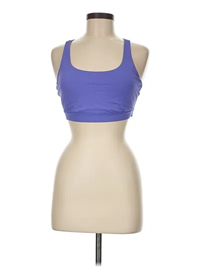Pre-owned Lululemon Athletica Sports Bra In Purple