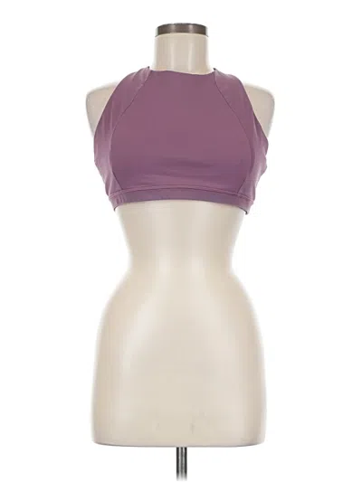 Pre-owned Lululemon Athletica Sports Bra In Purple