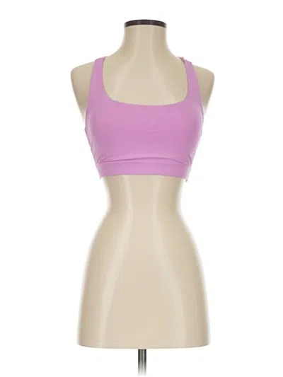 Pre-owned Lululemon Athletica Sports Bra In Purple