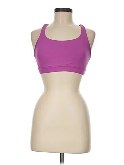 Pre-owned Lululemon Athletica Sports Bra In Purple