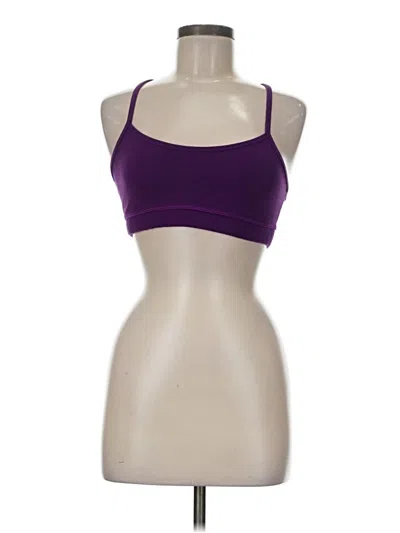 Pre-owned Lululemon Athletica Sports Bra In Purple