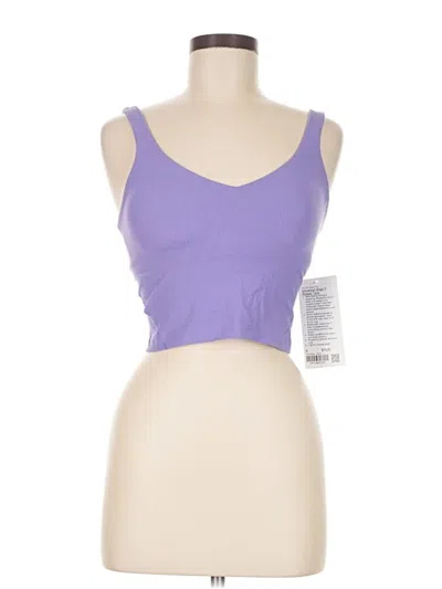 Pre-owned Lululemon Athletica Sports Bra In Purple