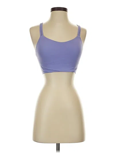 Pre-owned Lululemon Athletica Sports Bra In Purple