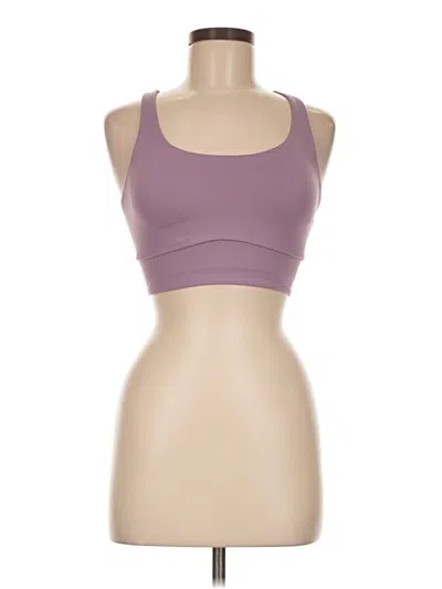 Pre-owned Lululemon Athletica Sports Bra In Purple