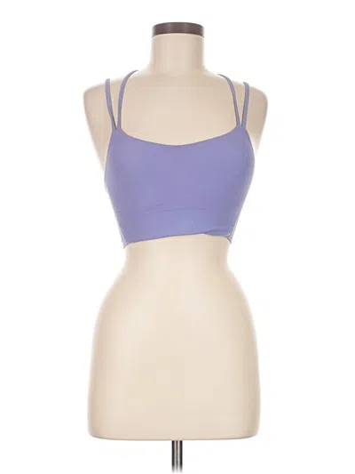 Pre-owned Lululemon Athletica Sports Bra In Purple