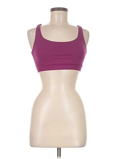 Pre-owned Lululemon Athletica Sports Bra In Purple