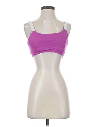 Pre-owned Lululemon Athletica Sports Bra In Purple
