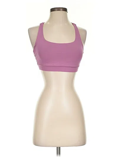 Pre-owned Lululemon Athletica Sports Bra In Purple