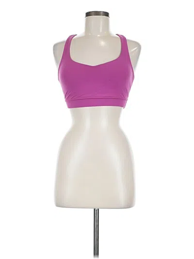 Pre-owned Lululemon Athletica Sports Bra In Purple