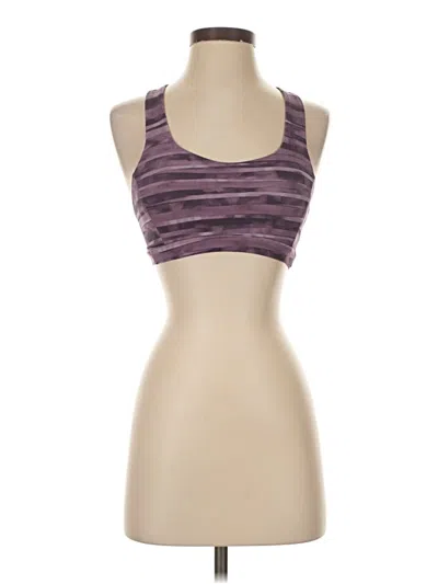 Pre-owned Lululemon Athletica Sports Bra In Purple