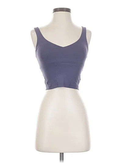 Pre-owned Lululemon Athletica Sports Bra In Purple