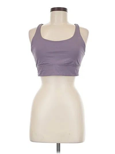 Pre-owned Lululemon Athletica Sports Bra In Purple
