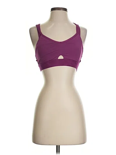 Pre-owned Lululemon Athletica Sports Bra In Purple