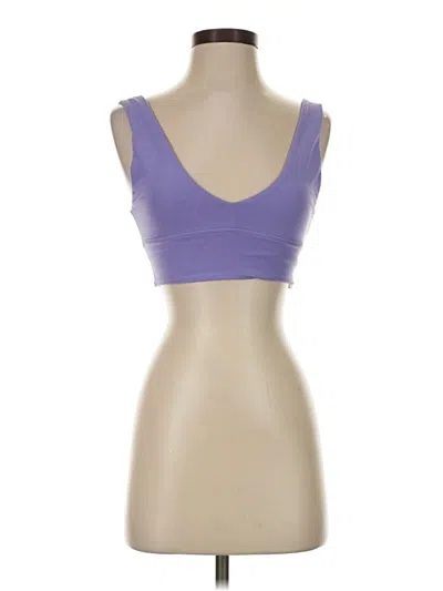 Pre-owned Lululemon Athletica Sports Bra In Purple