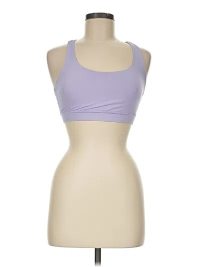 Pre-owned Lululemon Athletica Sports Bra In Purple