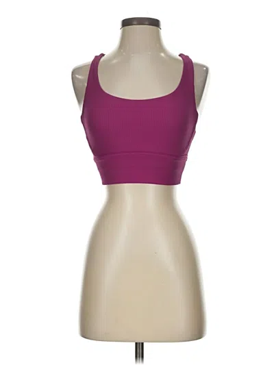 Pre-owned Lululemon Athletica Sports Bra In Purple
