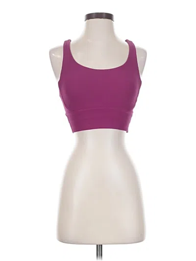 Pre-owned Lululemon Athletica Sports Bra In Purple