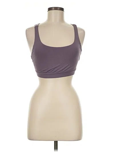 Pre-owned Lululemon Athletica Sports Bra In Purple