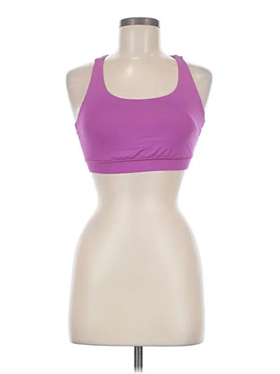 Pre-owned Lululemon Athletica Sports Bra In Purple