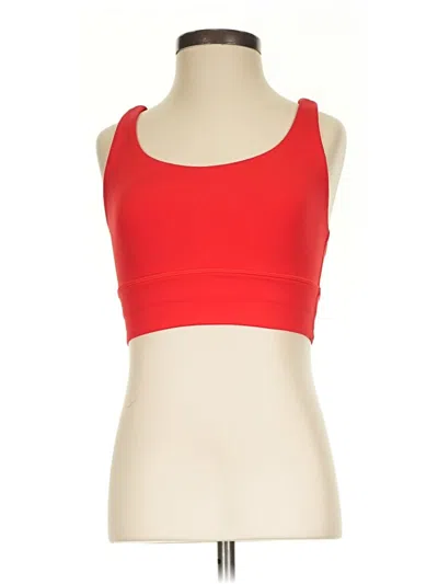 Pre-owned Lululemon Athletica Sports Bra In Red