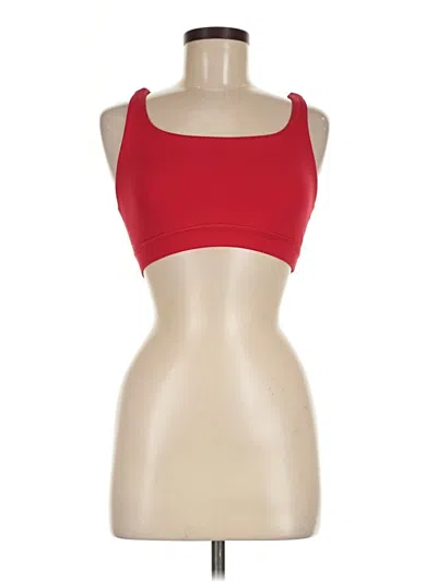 Pre-owned Lululemon Athletica Sports Bra In Red