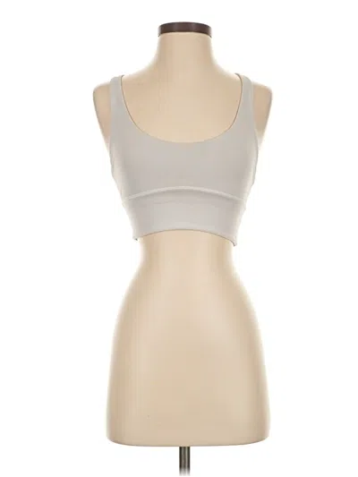 Pre-owned Lululemon Athletica Sports Bra In Silver
