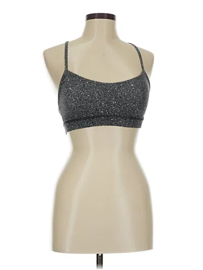 Pre-owned Lululemon Athletica Sports Bra In Silver