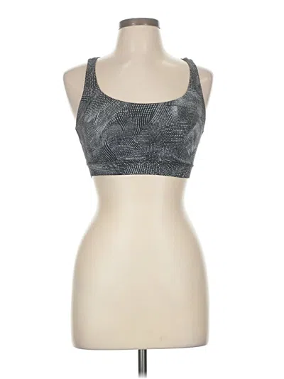 Pre-owned Lululemon Athletica Sports Bra In Silver