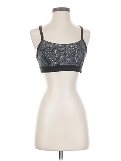 Pre-owned Lululemon Athletica Sports Bra In Silver