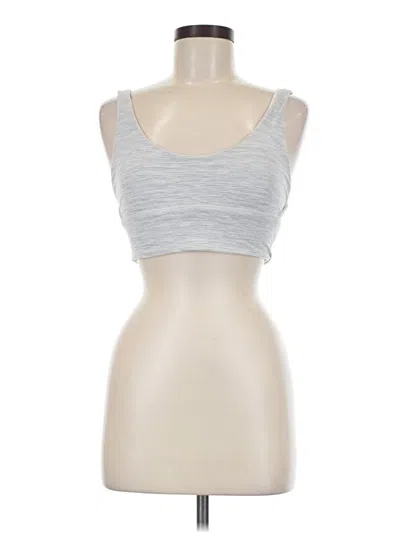 Pre-owned Lululemon Athletica Sports Bra In Silver