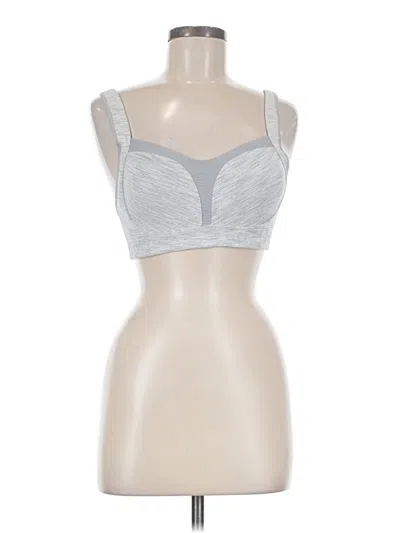 Pre-owned Lululemon Athletica Sports Bra In Silver
