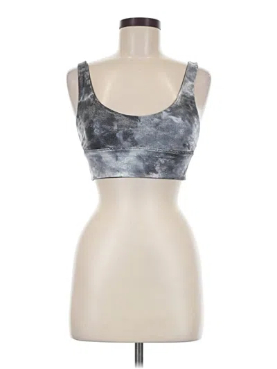 Pre-owned Lululemon Athletica Sports Bra In Silver