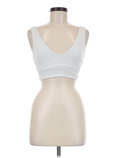 Pre-owned Lululemon Athletica Sports Bra In Silver