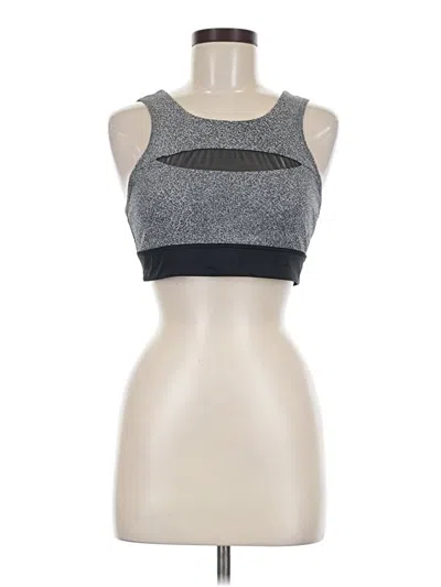 Pre-owned Lululemon Athletica Sports Bra In Silver