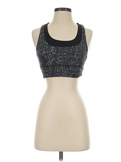 Pre-owned Lululemon Athletica Sports Bra In Silver