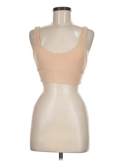 Pre-owned Lululemon Athletica Sports Bra In Tan