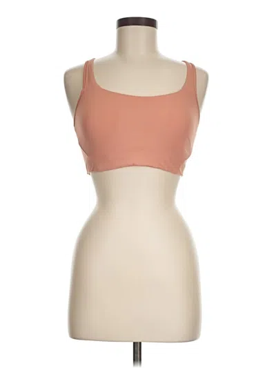Pre-owned Lululemon Athletica Sports Bra In Tan