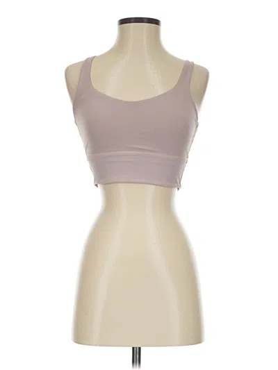 Pre-owned Lululemon Athletica Sports Bra In Tan