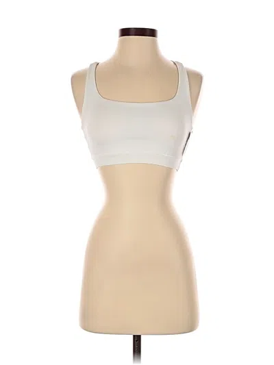 Pre-owned Lululemon Athletica Sports Bra In White