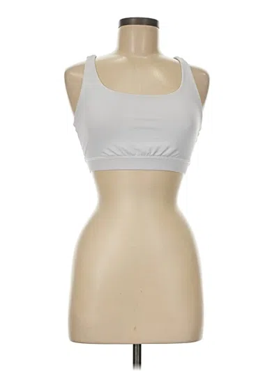 Pre-owned Lululemon Athletica Sports Bra In White