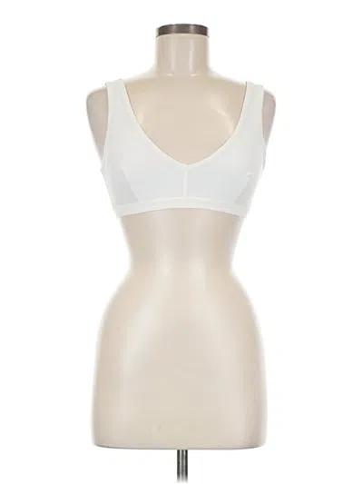 Pre-owned Lululemon Athletica Sports Bra In White