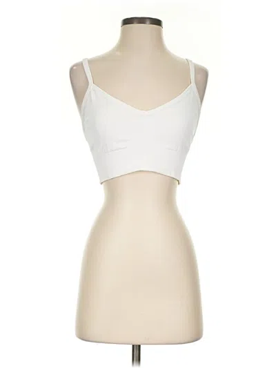 Pre-owned Lululemon Athletica Sports Bra In White