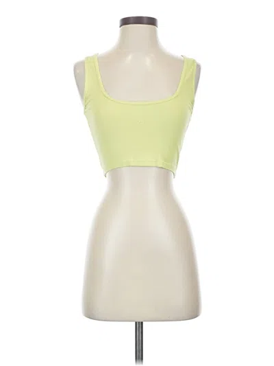 Pre-owned Lululemon Athletica Sports Bra In Yellow