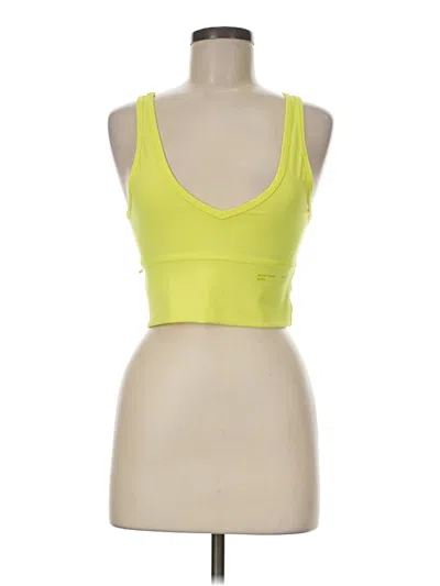 Pre-owned Lululemon Athletica Sports Bra In Yellow