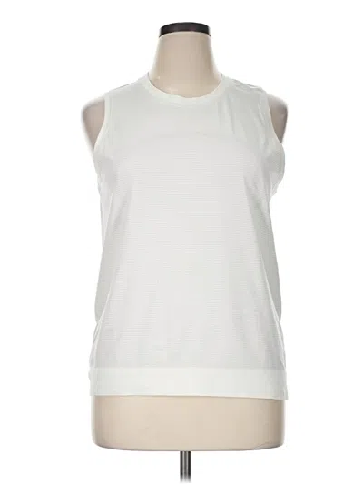 Pre-owned Lululemon Athletica Sweater Vest In White