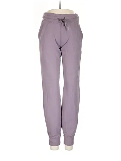 Pre-owned Lululemon Athletica Sweatpants In Burgundy
