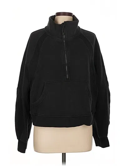 Pre-owned Lululemon Athletica Sweatshirt In Black