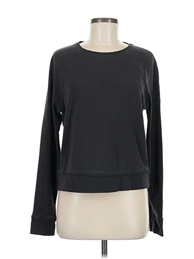 Pre-owned Lululemon Athletica Sweatshirt In Black