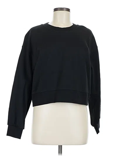 Pre-owned Lululemon Athletica Sweatshirt In Black