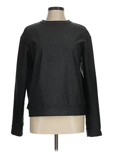 Pre-owned Lululemon Athletica Sweatshirt In Black